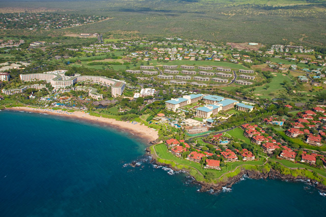 Looking back onto the lush island from Ho'olei