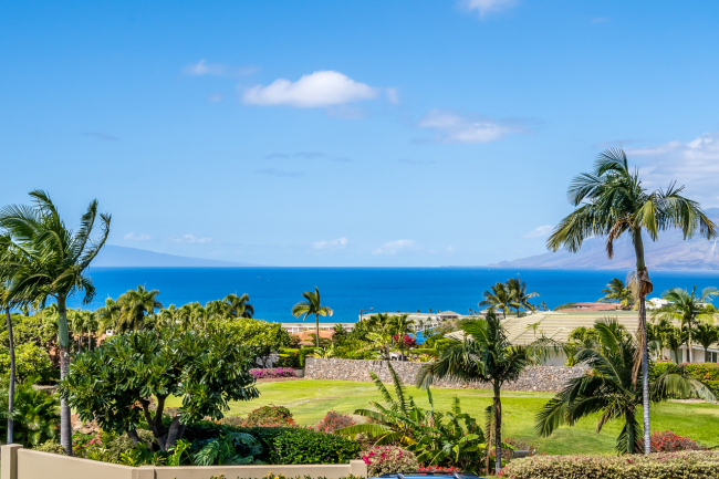 Perfect combination of privacy and views in Wailea Golf Estates